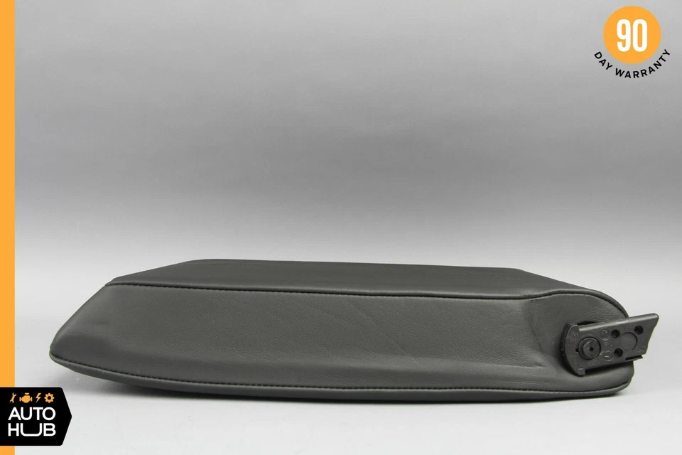 02-07 Mercedes W203 C32 C55 AMG Rear Center Console Armrest Arm Rest Black OEM - Image 3 of 4