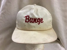 trucker hat baseball cap BUNGE retro vintage rare rave cool quality snapback