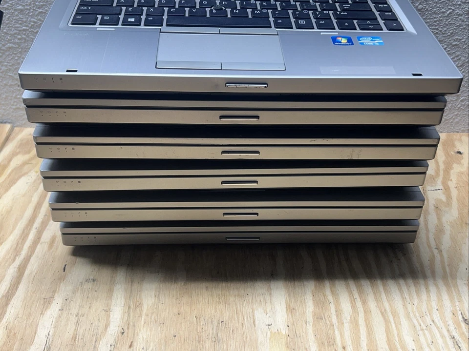 Lote De 6 Laptop HP EliteBook I5 -3320M 14" Core i5 8GB RAM 256GB Windows 7 Foto 4 de 4