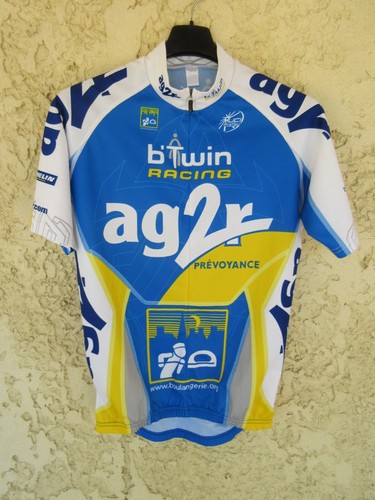 Maillot Cycliste AG2R B'Twin Racing - Tour De France 2006 - XL - Bleu - Decathlon