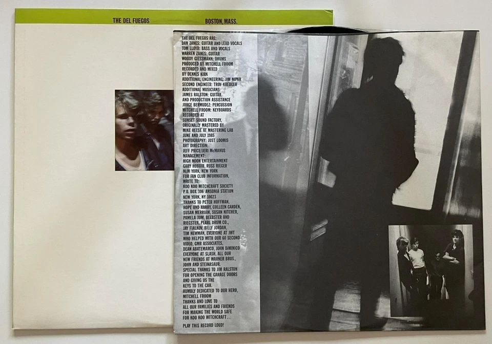 The Del Fuegos Boston, Mass. LP M- Slash Indie Garage Rock (1985) - Image 3 of 4