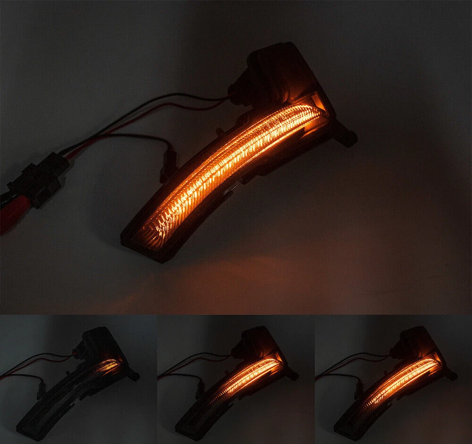 2X intermitentes de espejo retrovisor exterior intermitentes negros para Renault Clio 4 Nissan Micra Foto 2 de 4