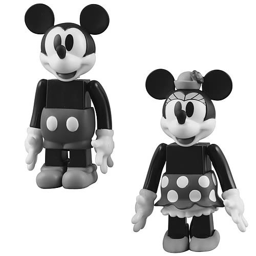 MEDICOM TOY - MICKEY MOUSE MINNIE MOUSE BE@RBRICK 2個 Medicom Bearbrick Disney Mickey & Minnie Mouse 2-Pack (Black