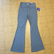 Joy Lab Extra-Long Extra High-Rise Flare Leggings Size Medium Blue