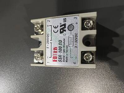 1PCS Fotek SSR-100DD SSR-100 DD Solid Zustand Relais 100A 3-32V Dc 5-200V Neu