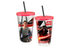 Star Wars Join the Resistance Travel Cup with Straw and Lid Tumbler NEW