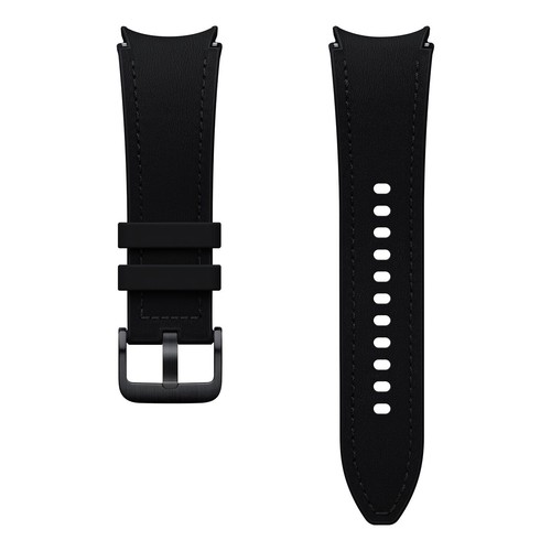 Samsung ET-SHR95 Hybrid Eco-Leather Band (20 mm, S/M) für Galaxy Watch, Schwarz - Bild 1 von 1