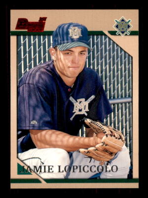 1996 Baseball Bowman Jamie Lopiccolo Milwaukee Brewers #250 RC2