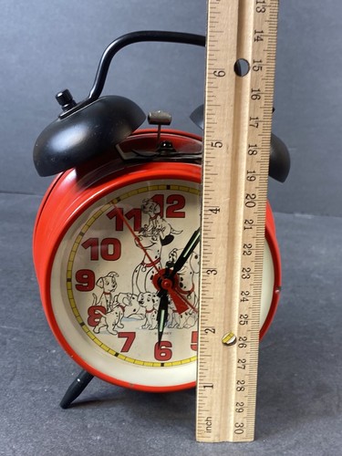 101 Dalmatian Vtg Double Bell Alarm Clock Walt Disney Collectibles - 第 9/12 張圖片