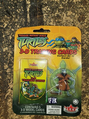 TMNT 3D Trading Cards Teenage Mutant Ninja Turtles splinter showing 2003