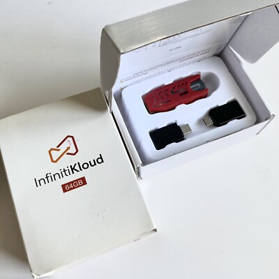 InfinitiKloud 64 GB Flash Drive Storage & Transfer Device PC Mac Android