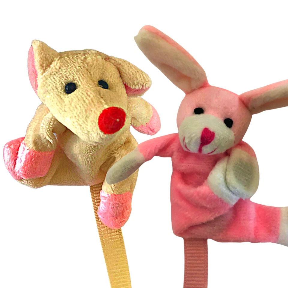 Pack de Dos Porta Chupetes Zodiaco Animal con Imanes Conejo y Rata - Caja Regalo Foto 2 de 4