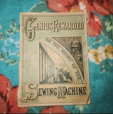 Genius Rewarded Story Of The Sewing Machine SINGER Book New York 1880 John Scott