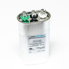 Supco Capacitor Oval Dual Run 50 7.5 uf mfd 370/440 Volts for HVAC Motors