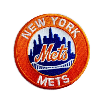 New York Mets MLB Baseball Team Logo zum Aufbügeln Aufnäher Patch USA
