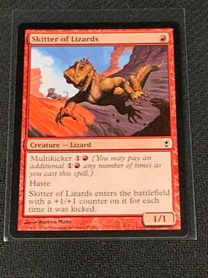 Magic the Gathering Conspiracy Skitter of Lizards