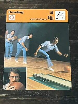 1977 Editions Rencontre - Sportscaster Edition Earl Antony Bowling Card