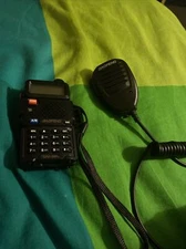 Baofeng Tri-Power 128-Channel Two-Way Radio Transceiver plus accessories