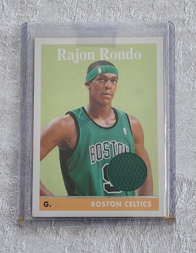 2008-09 Topps Rajon Rondo 1958-59 Variations Relics #65 Boston Celtics ...