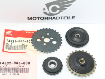 Honda Z 50 A R J Monkey 1969-1999 sprocket roller cam chain guide set Genuine-re