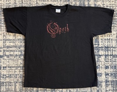 Vintage 2003 Opeth Profondo Rosso T Shirt Sz XL Dream Theater Katatonia Metal