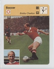 1977-79 Sportscasters Series 48 Geneva B Bobby Charlton #48-01 0r5w