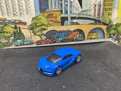 Hot Wheels 2016 Bugatti Chiron Agile Blue Silver 2021 HW Exotics 5-Pack Loose - Picture 7 of 12