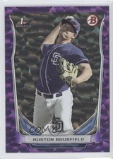 2014 Bowman Draft Purple Ice 71/99 Auston Bousfield #DP127 3d5