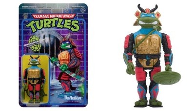 Teenage Mutant Ninja Turtles Samurai Leonardo 3 3/4 Inch ReAction Actionfigur