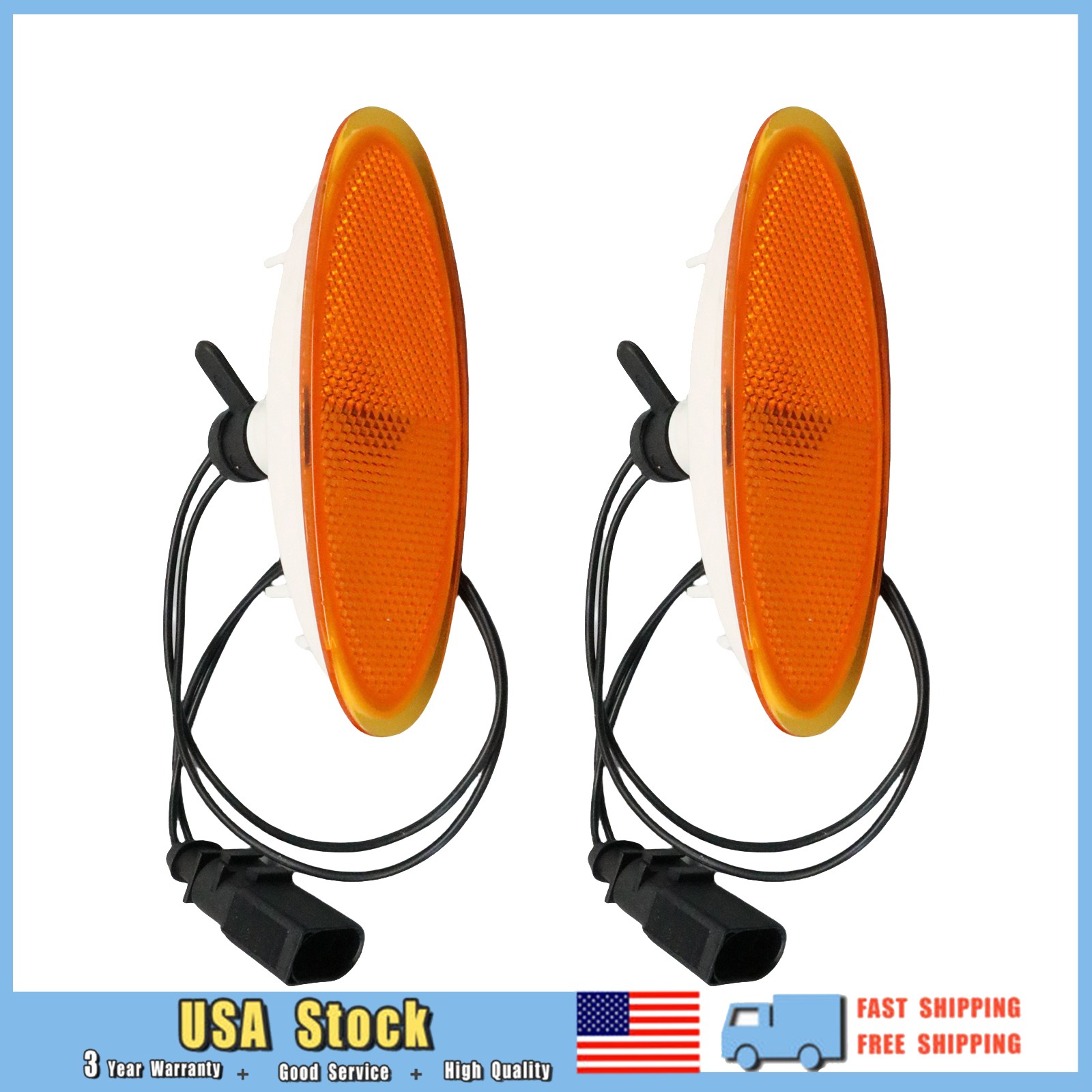Front Bumper Left Right Side Marker Light Lamp Fits Bentley Gt Gtc Flying Spur