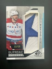 2015/16 Alex Ovechkin Supreme Patch SP Game Used #11/15 PA-OV