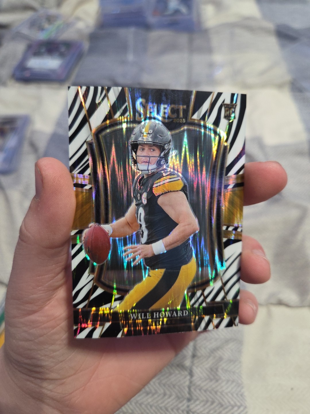 2025 Panini Select - Premier Level Will Howard #152 Zebra Casehit! 🦓🔥