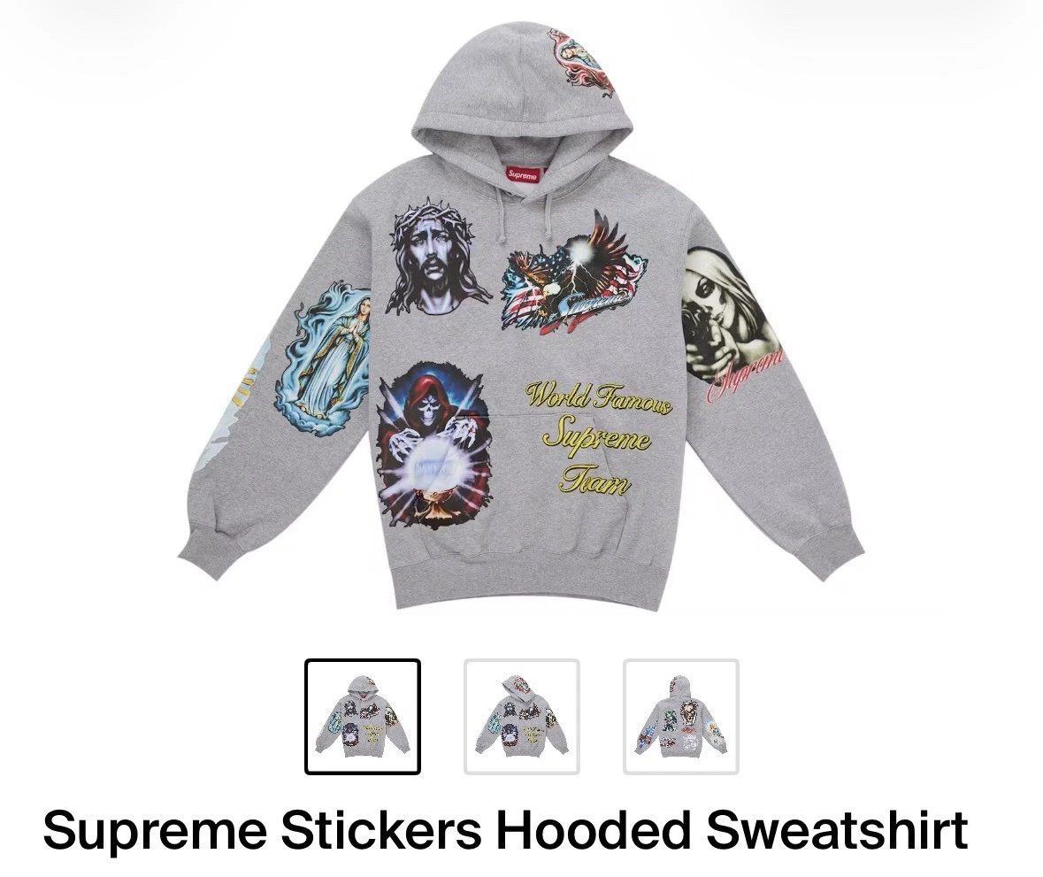 25+ Supreme Gray Hoodies for Men for sale | Updated Oct 2026