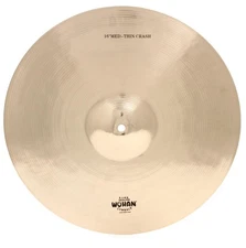 Wuhan 16-inch Western Medium Thin Crash Cymbal (3-pack) Bundle