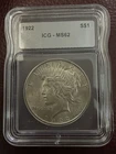 1922 PEACE DOLLAR - 90% Silver