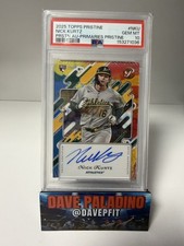 2025 Nick Kurtz Topps Pristine RC Auto Orange /10 PSA /10 POP 1