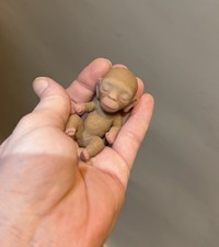 Silicone Baby Monkey Reborn Miniature Doll