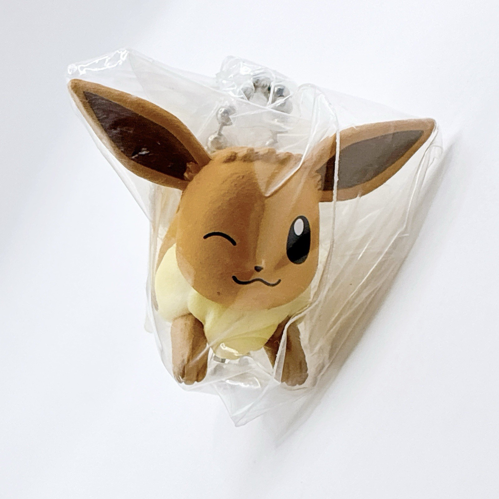 Pokemon Eevee Joint Marcot Mini Figura Charm Tsunagete Llavero Anime Japón