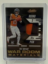 2025 Absolute Football Pat Bryant #WRM-PBT War Room Materials Rookie Patch RC/99