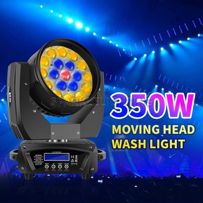 PAIDUN 19LED x 15W RGBW Zoom Moving Head Wash Beam Effect DJ Disco Party Event