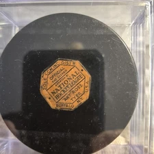 1942-50 NHL Hockey Game Puck Art Ross Tyer Vintage CCM Pre 60s Official Sole CCM