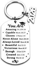 2026 Graduation Gifts for Him Her Class of 2026 Christian Keychain College Gradu