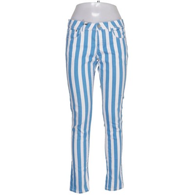 Terranova, Jeans, Größe: L, Blau/Weiß, Streifen, Damen #QMo