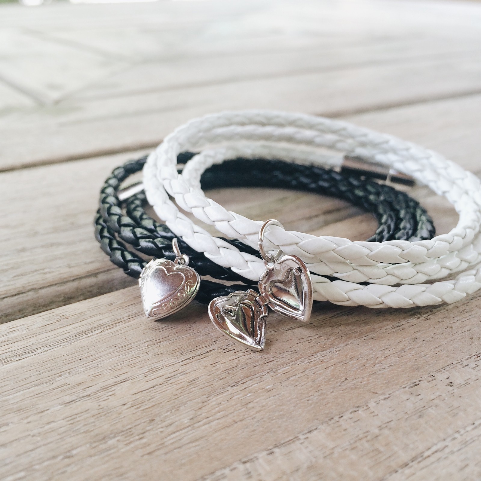 Braided Leather Cord, 5mmx2m Round Faux Leather Bolo String, Light Gray