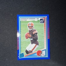 2025 Panini Donruss - Rated Rookie Shedeur Sanders #306 Press Proof Blue (RC)