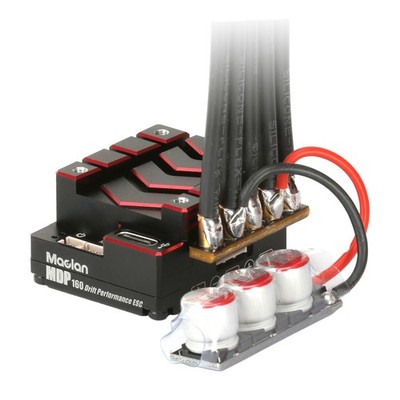 Maclan Racing - MDP 160 Drift Performance ESC, (Black/Red)