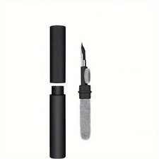 1pc Earbuds Cleaning Pen - 3-in-1 Multifunctional Cleaner Kit with Metal Tip