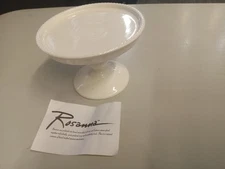 Rosanna Decor Bon Bon Cake Cupcake 5" Pedestal Stand Fresh White Never Used