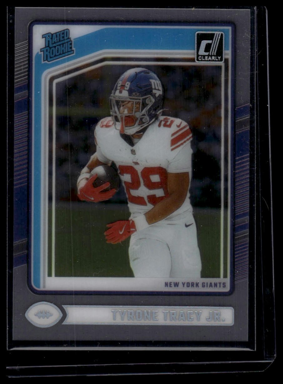 2024 Clearly Donruss Tyrone Tracy Jr. #100