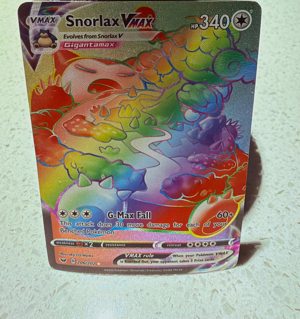 Snorlax VMax #206 (Sword & Shield)